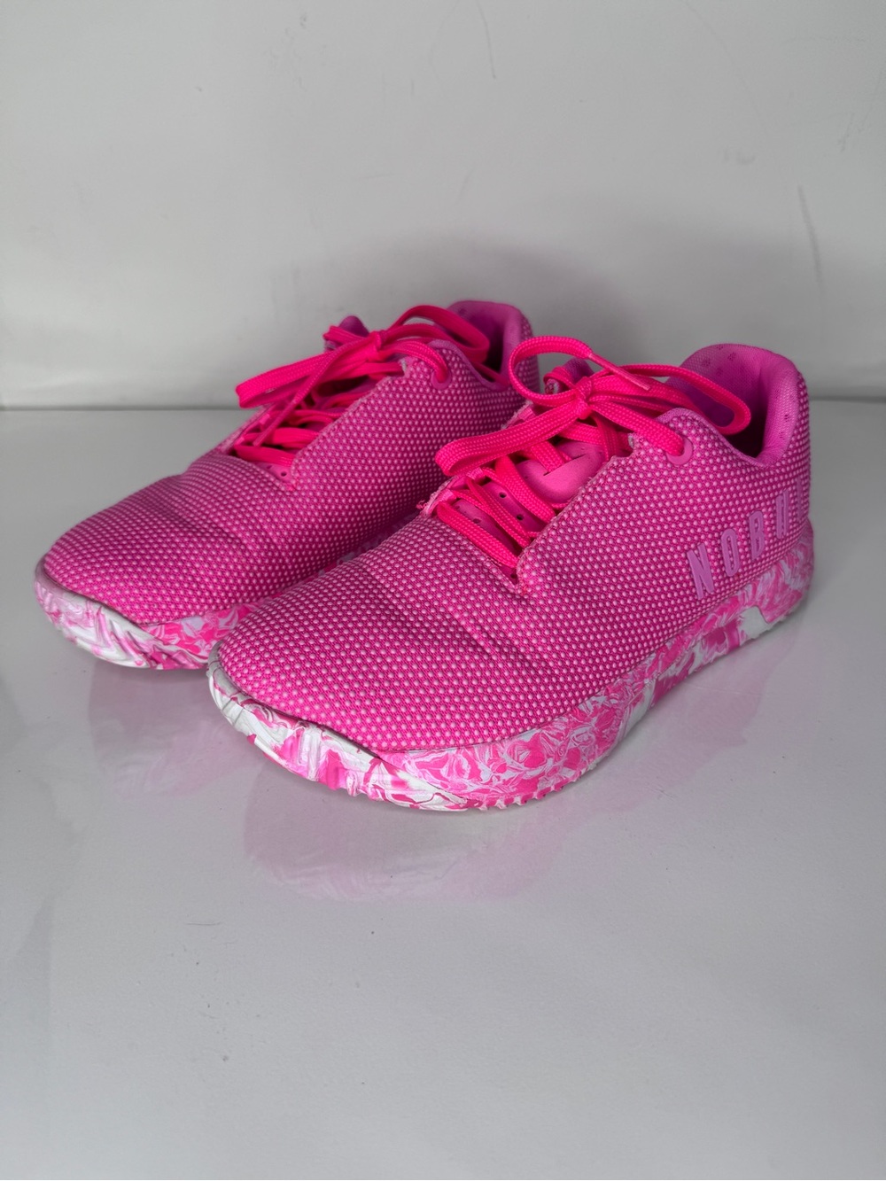 NOBULL Hot Neon Pink Impact Women's Training Sneakers 7.5